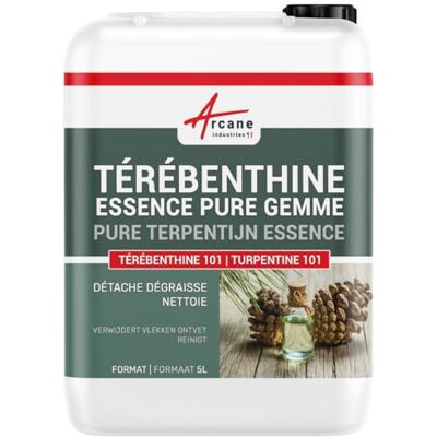 ARCANE INDUSTRIES Terpentijn, pure edelsteen voor hout-5 L- ARCANE INDUSTRIES Terpentijn, pure edelsteen voor hout-5 L-