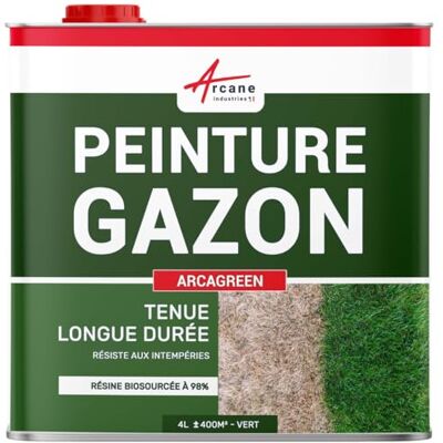 ARCANE INDUSTRIES Peinture gazon, pelouse, végétation : ARCAGREEN-4 L Vert- ARCANE INDUSTRIES Peinture gazon, pelouse, végétation : ARCAGREEN-4 L Vert-