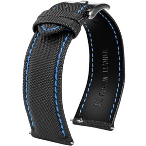 NBCNZCTSAS 20 mm 21 mm 22 mm 23 mm 24 mm horlogeband koeienhuid zool nylon compatibel met Tag Heuer Fit Citizen Fit voor Seiko No.5 heren dames horloge, 24 mm, Agaat NBCNZCTSAS 20 mm 21 mm 22 mm 23 mm 24 mm horlogeband koeienhuid zool nylon compatibel met Tag Heuer Fit Citizen Fit voor Seiko No.5 heren dames horloge, 24 mm, Agaat