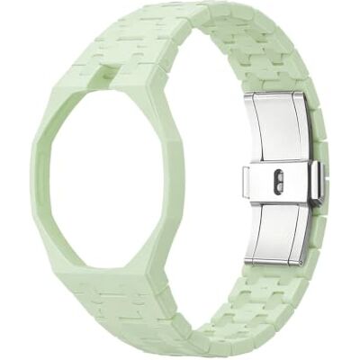 Generic Keramische armband compatibel met Swa-tch Ro-yal Pop, horlogeband voor Swa-tch x AP Ro-yal Pop voor heren en dames, waterdichte en comfortabele armband, Siliconen, Geen edelsteen Generic Keramische armband compatibel met Swa-tch Ro-yal Pop, horlogeband voor Swa-tch x AP Ro-yal Pop voor heren en dames, waterdichte en comfortabele armband, Siliconen, Geen edelsteen