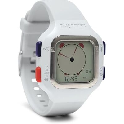 TIME TIMER Horloge – analoge en digitale visuele 12 of 24 uur countdown – voor het leren van kinderen, het uitvoeren van tests en het volgen van de training (Arctic White, Small) TIME TIMER Horloge – analoge en digitale visuele 12 of 24 uur countdown – voor het leren van kinderen, het uitvoeren van tests en het volgen van de training (Arctic White, Small)