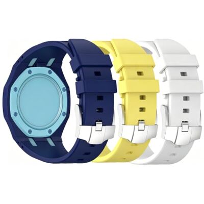 KingFan Siliconen horlogeband met geïntegreerde behuizing voor Audemars Piguet x Swatch Royal Pop zakhorloge, 12 uur aanpasbare richting, meerdere kleuropties, Siliconen, Geen edelsteen KingFan Siliconen horlogeband met geïntegreerde behuizing voor Audemars Piguet x Swatch Royal Pop zakhorloge, 12 uur aanpasbare richting, meerdere kleuropties, Siliconen, Geen edelsteen