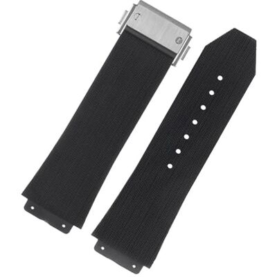 SERDAS FKM Horlogebandjes van fluorosiliconen voor Hublot Big Bang, siliconen, 25 x 17 mm, 26 x 19 mm, waterdicht, herenhorloge, ketting, horlogeband van rubber, Agaat SERDAS FKM Horlogebandjes van fluorosiliconen voor Hublot Big Bang, siliconen, 25 x 17 mm, 26 x 19 mm, waterdicht, herenhorloge, ketting, horlogeband van rubber, Agaat