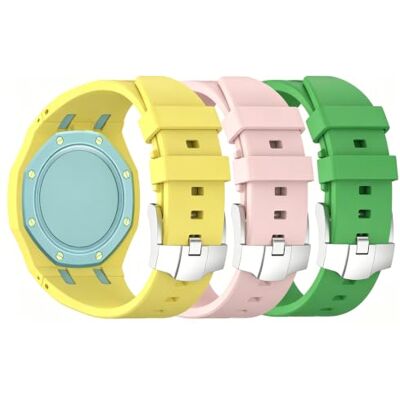 KingFan Siliconen horlogeband met geïntegreerde behuizing voor Audemars Piguet x Swatch Royal Pop zakhorloge, 12 uur aanpasbare richting, meerdere kleuropties, Siliconen, Geen edelsteen KingFan Siliconen horlogeband met geïntegreerde behuizing voor Audemars Piguet x Swatch Royal Pop zakhorloge, 12 uur aanpasbare richting, meerdere kleuropties, Siliconen, Geen edelsteen
