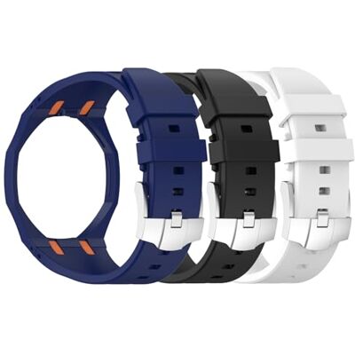 KingFan Siliconen horlogeband met geïntegreerde behuizing voor Audemars Piguet x Swatch Royal Pop zakhorloge, 12 uur aanpasbare richting, meerdere kleuropties, Siliconen, Geen edelsteen KingFan Siliconen horlogeband met geïntegreerde behuizing voor Audemars Piguet x Swatch Royal Pop zakhorloge, 12 uur aanpasbare richting, meerdere kleuropties, Siliconen, Geen edelsteen
