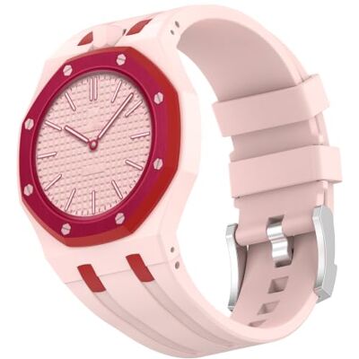 KingFan Siliconen horlogeband met geïntegreerde behuizing voor Audemars Piguet x Swatch Royal Pop zakhorloge, 12 uur aanpasbare richting, meerdere kleuropties, Siliconen, Geen edelsteen KingFan Siliconen horlogeband met geïntegreerde behuizing voor Audemars Piguet x Swatch Royal Pop zakhorloge, 12 uur aanpasbare richting, meerdere kleuropties, Siliconen, Geen edelsteen