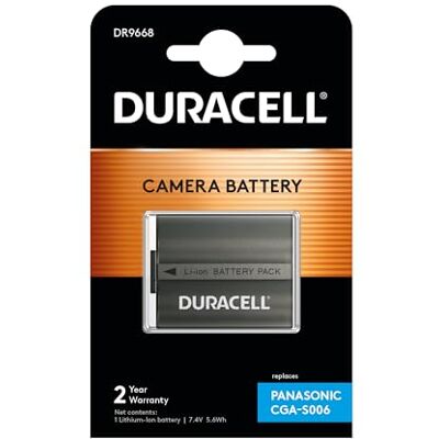 Duracell DR9668 batterij voor Panasonic CGR-S006 digitale camera Duracell DR9668 batterij voor Panasonic CGR-S006 digitale camera