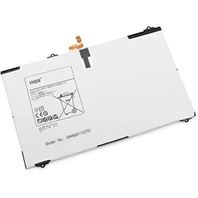 vhbw Vervangende batterij voor Samsung EB-BT810ABA, EB-BT810ABE, GH43-04431A voor Tablet Pad (5800 mAh, 3,8 V, Li-Polymer) vhbw Vervangende batterij voor Samsung EB-BT810ABA, EB-BT810ABE, GH43-04431A voor Tablet Pad (5800 mAh, 3,8 V, Li-Polymer)