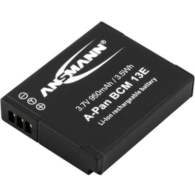 Ansmann A-Pan DMW BCM13E vervangende batterij (1 stuk) 3,7 V 950 mAh camera-batterij Li-Po batterij voor Panasonic Lumix DMC-TZ 41, TZ 55, TZ 56 en FT 5 Ansmann A-Pan DMW BCM13E vervangende batterij (1 stuk) 3,7 V 950 mAh camera-batterij Li-Po batterij voor Panasonic Lumix DMC-TZ 41, TZ 55, TZ 56 en FT 5