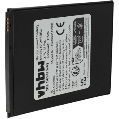 vhbw Li-polymeer batterij 4050 mAh (3,7 V) voor tablet zoals Samsung EB-BT365BBC, EB-BT365BBE, EB-BT365BBU, EB-BT365BBUBUS, GH43-04317A vhbw Li-polymeer batterij 4050 mAh (3,7 V) voor tablet zoals Samsung EB-BT365BBC, EB-BT365BBE, EB-BT365BBU, EB-BT365BBUBUS, GH43-04317A