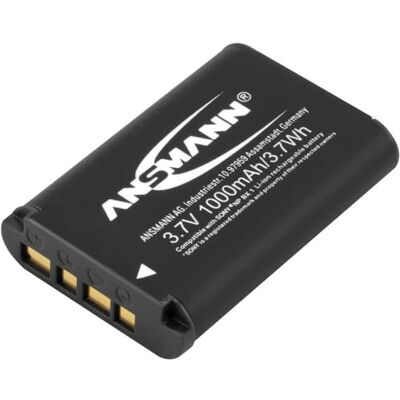 Ansmann NP BX1 A-Sound-camera batterij (1 stuk) – reservebatterij voor Sony camera – Li-Po-batterij 3,7 V, 1000 mAh, robuust en krachtig Ansmann NP BX1 A-Sound-camera batterij (1 stuk) – reservebatterij voor Sony camera – Li-Po-batterij 3,7 V, 1000 mAh, robuust en krachtig