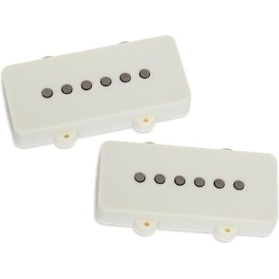 Seymour Duncan Hot Jazzmaster Silencer Pickup Set Parchment Cover Seymour Duncan Hot Jazzmaster Silencer Pickup Set Parchment Cover