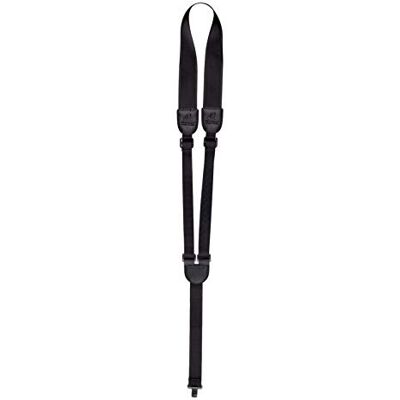 Ortega Guitars Rozet riem voor gitaar verstelbaar voor akoestische gitaar nylon bandjes hook serie nylon, zwart (OGSHK-BK) 37 mm Ortega Guitars Rozet riem voor gitaar verstelbaar voor akoestische gitaar nylon bandjes hook serie nylon, zwart (OGSHK-BK) 37 mm