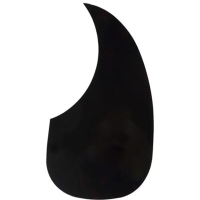 Musiclily Pro Oversize Pickguard druppelvorm, zelfklevend, beschermplaat voor akoestische gitaar, stijl Martin D28, zwart Musiclily Pro Oversize Pickguard druppelvorm, zelfklevend, beschermplaat voor akoestische gitaar, stijl Martin D28, zwart