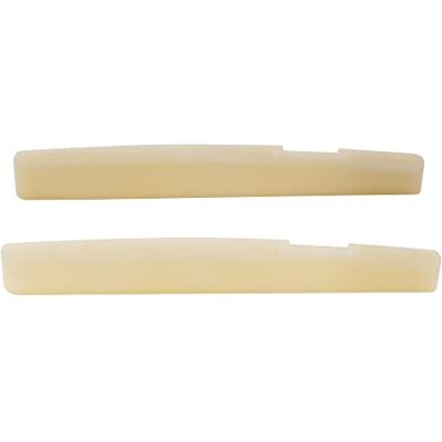 Musiclily Pro 71,12 mm sleehak voor akoestische gitaar, ongebleekt, zadel, bot botten voor Taylor stijl 6 snaren (2 stuks) Musiclily Pro 71,12 mm sleehak voor akoestische gitaar, ongebleekt, zadel, bot botten voor Taylor stijl 6 snaren (2 stuks)