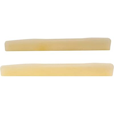 Musiclily Pro 73,66 mm sleehak voor akoestische gitaar, ongebleekt, zadel, brug Os voor Martin Style 6 snaren (2 stuks) Musiclily Pro 73,66 mm sleehak voor akoestische gitaar, ongebleekt, zadel, brug Os voor Martin Style 6 snaren (2 stuks)