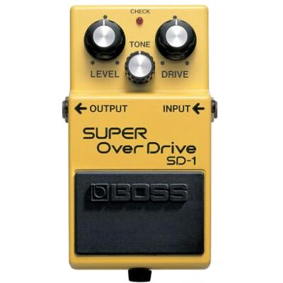 Boss SD-1 SUPER Overdrive Compact Overdrive-pedaal Specifieke geluiden en sensaties Het unieke clipping-circuit biedt vergelijkbare eigenschappen als lampen Boss SD-1 SUPER Overdrive Compact Overdrive-pedaal Specifieke geluiden en sensaties Het unieke clipping-circuit biedt vergelijkbare eigenschappen als lampen