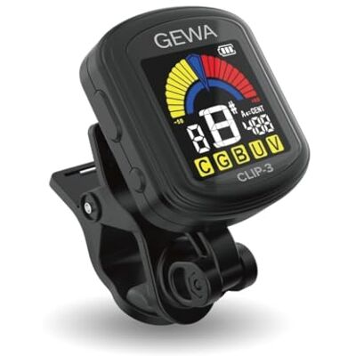 GEWA Clip-3 oplaadbare stemapparaat met 360 graden rotatie, 4 kleuren LCD-display, meerdere modi GEWA Clip-3 oplaadbare stemapparaat met 360 graden rotatie, 4 kleuren LCD-display, meerdere modi