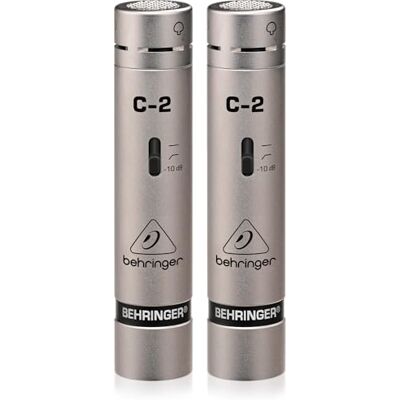 Behringer Best Price Square Studio Condenser C-2 C-2 van microfoons Behringer Best Price Square Studio Condenser C-2 C-2 van microfoons