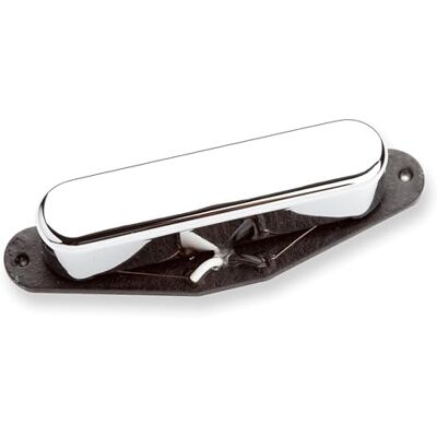 Seymour Duncan STR-3 Enkele serie Quarter-Pound Tele Micro voor elektrische gitaar, zilverkleurig Seymour Duncan STR-3 Enkele serie Quarter-Pound Tele Micro voor elektrische gitaar, zilverkleurig