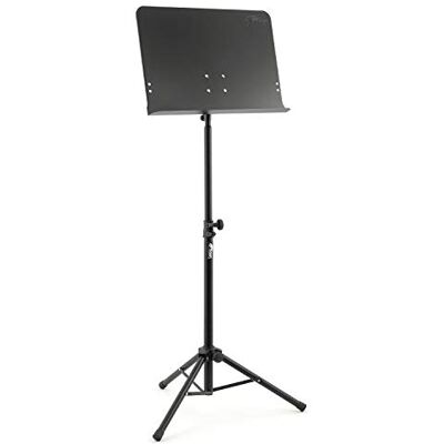 Tiger MUS14-BK Telescopische muziekstandaard, zwart Verstelbare muziekstandaard ideaal voor orkesten, scholen, zangers en solomuzikanten, met stabiel en draagbaar ontwerp. Tiger MUS14-BK Telescopische muziekstandaard, zwart Verstelbare muziekstandaard ideaal voor orkesten, scholen, zangers en solomuzikanten, met stabiel en draagbaar ontwerp.