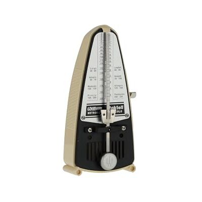 Wittner Taktell Piccolo Serie 830 Metronoom kunststof behuizing zonder bel ivoor mechanisch opwindmechanisme geen batterijen nodig Made in Germany Wittner Taktell Piccolo Serie 830 Metronoom kunststof behuizing zonder bel ivoor mechanisch opwindmechanisme geen batterijen nodig Made in Germany