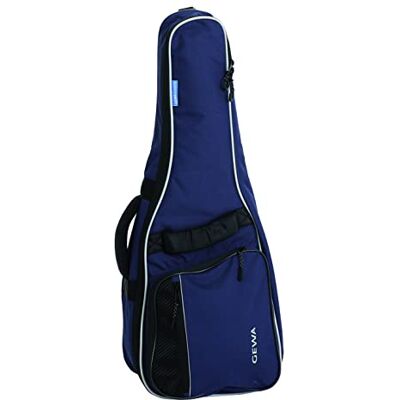 GEWA Economy gitaar met 12 cm vulling voor klassieke gitaar, elektrische bas, akoestische bas, Blauw, Classic GEWA Economy gitaar met 12 cm vulling voor klassieke gitaar, elektrische bas, akoestische bas, Blauw, Classic