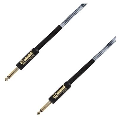 Adam Hall 4 Star instrumentenkabel met nylon ommanteling TS jack 3 m blauw Adam Hall 4 Star instrumentenkabel met nylon ommanteling TS jack 3 m blauw