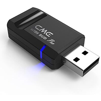 CME WIDI Bud Pro Bluetooth-interface MIDI voor iOS, MacOS, Windows, Android Werkt met iOS, macOS, Windows, Android, ChromeOS, Linux, Plug, Pair & Play, geen driver, ultra-lage latentie 3 ms CME WIDI Bud Pro Bluetooth-interface MIDI voor iOS, MacOS, Windows, Android Werkt met iOS, macOS, Windows, Android, ChromeOS, Linux, Plug, Pair & Play, geen driver, ultra-lage latentie 3 ms