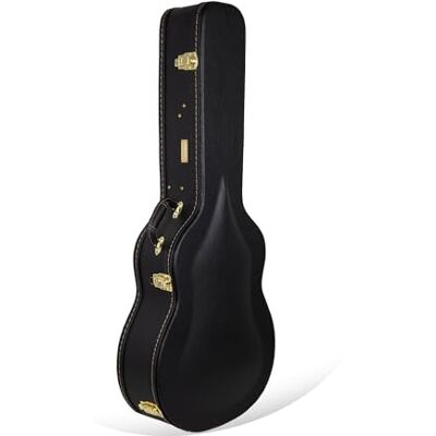 Crossrock CRA860 ABS gegoten harde gitaarkoffer, zwart., Archtop Akoestische jazz 17 inch Crossrock CRA860 ABS gegoten harde gitaarkoffer, zwart., Archtop Akoestische jazz 17 inch