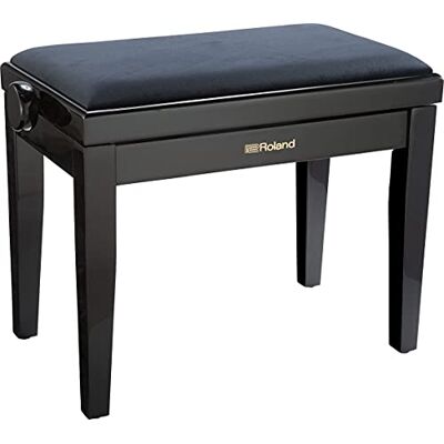 Roland Pianobank van gepolijst ebbenhout met fluwelen zitting Rpb-220Pe Roland Pianobank van gepolijst ebbenhout met fluwelen zitting Rpb-220Pe