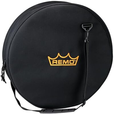 REMO World Percussion Handtrommeltas 17,5" x 4,5" Universele tas met handvat en schouderriem geschikt voor 2 drums (16" x 2") HD-0016-BG REMO World Percussion Handtrommeltas 17,5" x 4,5" Universele tas met handvat en schouderriem geschikt voor 2 drums (16" x 2") HD-0016-BG