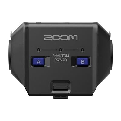 Zoom EXH-6e XLR/TRS dubbele verwisselbare capsule voor mobiele telefoon recorder H6essential, voor het aansluiten van externe microfoons, fantoomvoeding, Capsule System 3.0, zwart Zoom EXH-6e XLR/TRS dubbele verwisselbare capsule voor mobiele telefoon recorder H6essential, voor het aansluiten van externe microfoons, fantoomvoeding, Capsule System 3.0, zwart