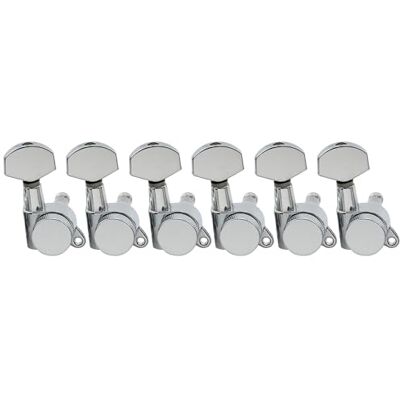 Musiclily Pro ratio 15:1 automatische vergrendelingsmechanica, zeshoekige knop, 6-in-lijn, standaard, verzegeld, rechterkant, voor elektrische gitaar, chroom (6 stuks) Zeshoekige knop, voor Fender Strat Tele elektrische gitaar Musiclily Pro ratio 15:1 automatische vergrendelingsmechanica, zeshoekige knop, 6-in-lijn, standaard, verzegeld, rechterkant, voor elektrische gitaar, chroom (6 stuks) Zeshoekige knop, voor Fender Strat Tele elektrische gitaar