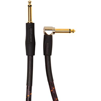 Roland patchkabel, Gold-serie, rechte en haakse connectoren, 4,5 m, RIC-G15A Roland patchkabel, Gold-serie, rechte en haakse connectoren, 4,5 m, RIC-G15A
