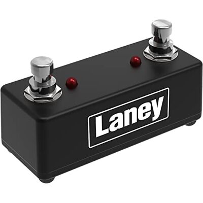 LANEY FS2-MINI Mini Dual Switch pedaal, ledlicht, met afneembaar lood LANEY FS2-MINI Mini Dual Switch pedaal, ledlicht, met afneembaar lood