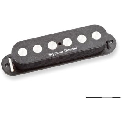 Seymour Duncan SSL-4 Single Series Quarter-Pound Flat Strat zonder kap microfoon voor elektrische gitaar, zwart Seymour Duncan SSL-4 Single Series Quarter-Pound Flat Strat zonder kap microfoon voor elektrische gitaar, zwart