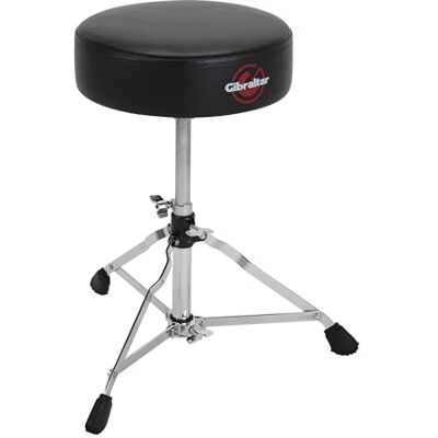 Gibraltar batterijkruk, 4000 serie batterijkruk, 4608 (diameter : 33 cm, gemakkelijk te dragen, in hoogte verstelbaar, basis uit één stuk, rubberen voetjes 'Super Foot') Gibraltar batterijkruk, 4000 serie batterijkruk, 4608 (diameter : 33 cm, gemakkelijk te dragen, in hoogte verstelbaar, basis uit één stuk, rubberen voetjes 'Super Foot')