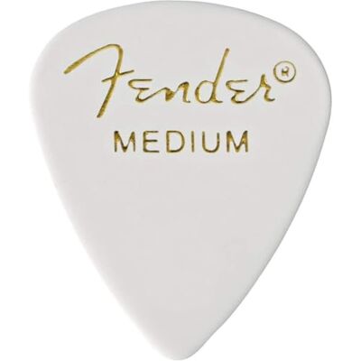 Fender 351 Classic Celluloid Picks 12 stuks (wit) medium 12 stuks Fender 351 Classic Celluloid Picks 12 stuks (wit) medium 12 stuks