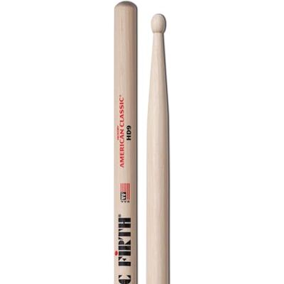 Vic Firth American Classic HD9 Drumstokken, hickory, houten punt Vic Firth American Classic HD9 Drumstokken, hickory, houten punt