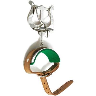 soundman ® Lyre voor dwarsfluit, vernikkeld messing, gevoerd, bladmuziekhouder soundman ® Lyre voor dwarsfluit, vernikkeld messing, gevoerd, bladmuziekhouder