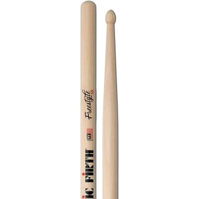 Vic Firth American Concept Freestyle 5B eetstokjes, houten punt Vic Firth American Concept Freestyle 5B eetstokjes, houten punt