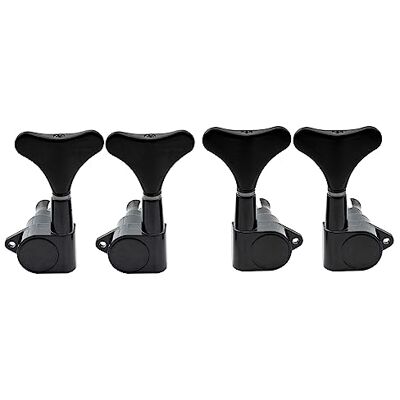 Musiclily Basic Ratio 19:1 Mechanische Bass 2x2 Verzegelde Machine Heads Y-Knop Stijl voor Gitaar Bass Ibanez Style, Zwart Musiclily Basic Ratio 19:1 Mechanische Bass 2x2 Verzegelde Machine Heads Y-Knop Stijl voor Gitaar Bass Ibanez Style, Zwart