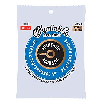 Martin MA540 Authentic Acoustic SP 41Y18MA540 Fosfor Brons Light (12-54) Martin MA540 Authentic Acoustic SP 41Y18MA540 Fosfor Brons Light (12-54)