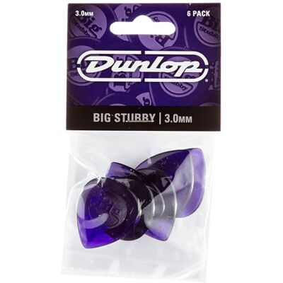 Dunlop 475P3 Big Stubby Picks 3,00 mm plectrumset Dunlop 475P3 Big Stubby Picks 3,00 mm plectrumset