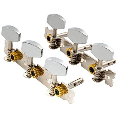 Musiclily Basic Mechanische 3x3 Kort voor Akoestische Gitaar, Nikkel 0 stuks Musiclily Basic Mechanische 3x3 Kort voor Akoestische Gitaar, Nikkel 0 stuks