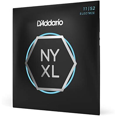 D'Addario Gitaarsnaren NYXL Elektrische Gitaarsnaren NYXL1152 Ongeëvenaarde Kracht, Stabiliteit bij het Stemmen, Verbeterde Mid-Range Voor 6-snarige Gitaren 11-52 Medium Top/Zwarte Onderkant D'Addario Gitaarsnaren NYXL Elektrische Gitaarsnaren NYXL1152 Ongeëvenaarde Kracht, Stabiliteit bij het Stemmen, Verbeterde Mid-Range Voor 6-snarige Gitaren 11-52 Medium Top/Zwarte Onderkant