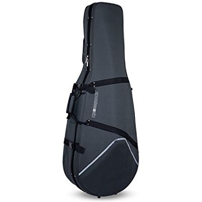 Crossrock CRP201CEFG 4/4 cello hoes hard staalgrijs Crossrock CRP201CEFG 4/4 cello hoes hard staalgrijs