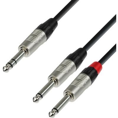 Adam Hall 4 Star Series Rean instrumentenkabel (2 x 6,3 mm jack op 2 x 6,3 mm mono-jackstekker, 6 m) Adam Hall 4 Star Series Rean instrumentenkabel (2 x 6,3 mm jack op 2 x 6,3 mm mono-jackstekker, 6 m)