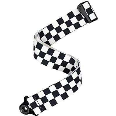 D'Addario Auto Lock Gitaarband, Skater Schakenbord D'Addario Auto Lock Gitaarband, Skater Schakenbord